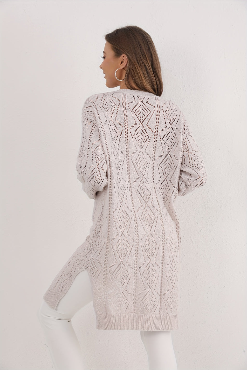 LUMMÉRAS Dames V-hals gebreide cardigan