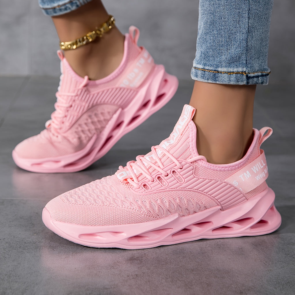 Roze Unisex Casual Sneakers – Lichtgewicht, Comfortabele &amp; Stijlvolle Dagelijkse Schoenen