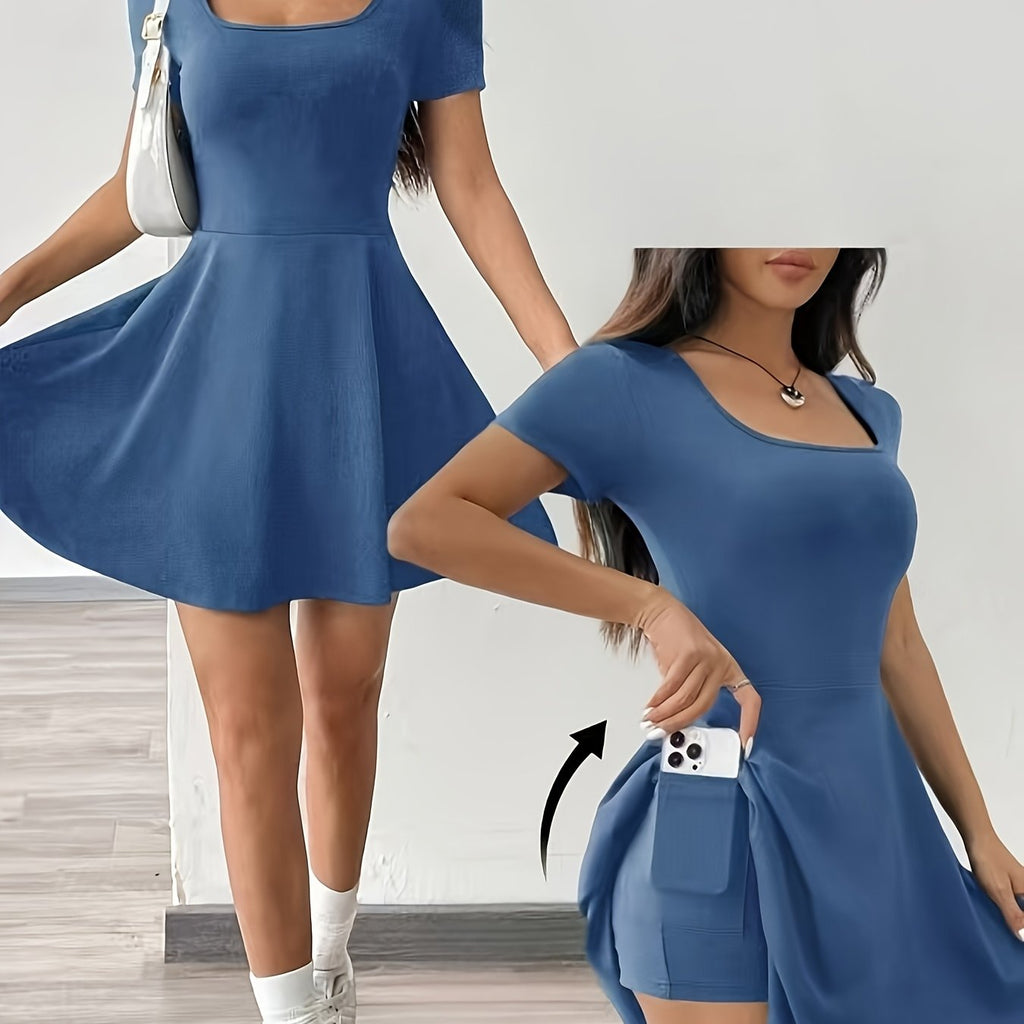 Korte sportieve jurk - comfortabel voor training en vrijetijdskleding