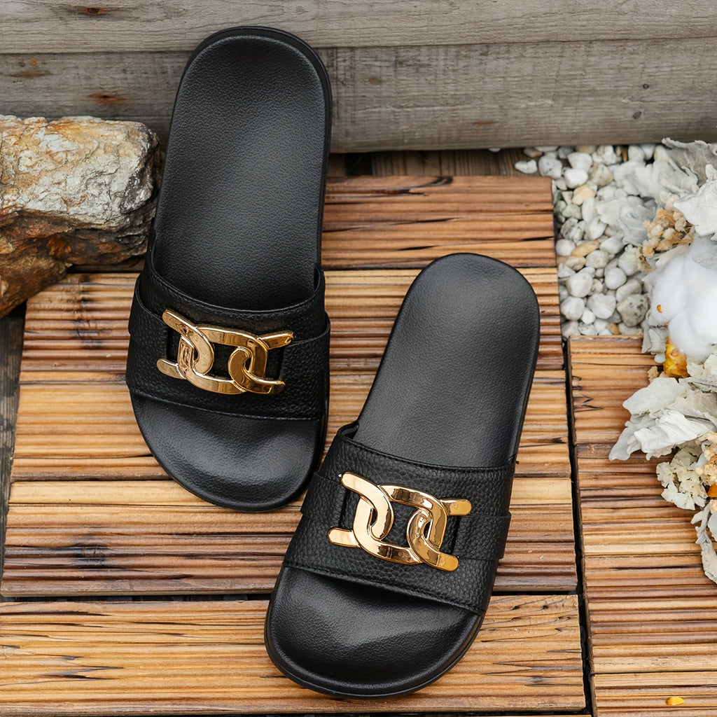 LUMMÉRAS Golden Accent Luxe Slides