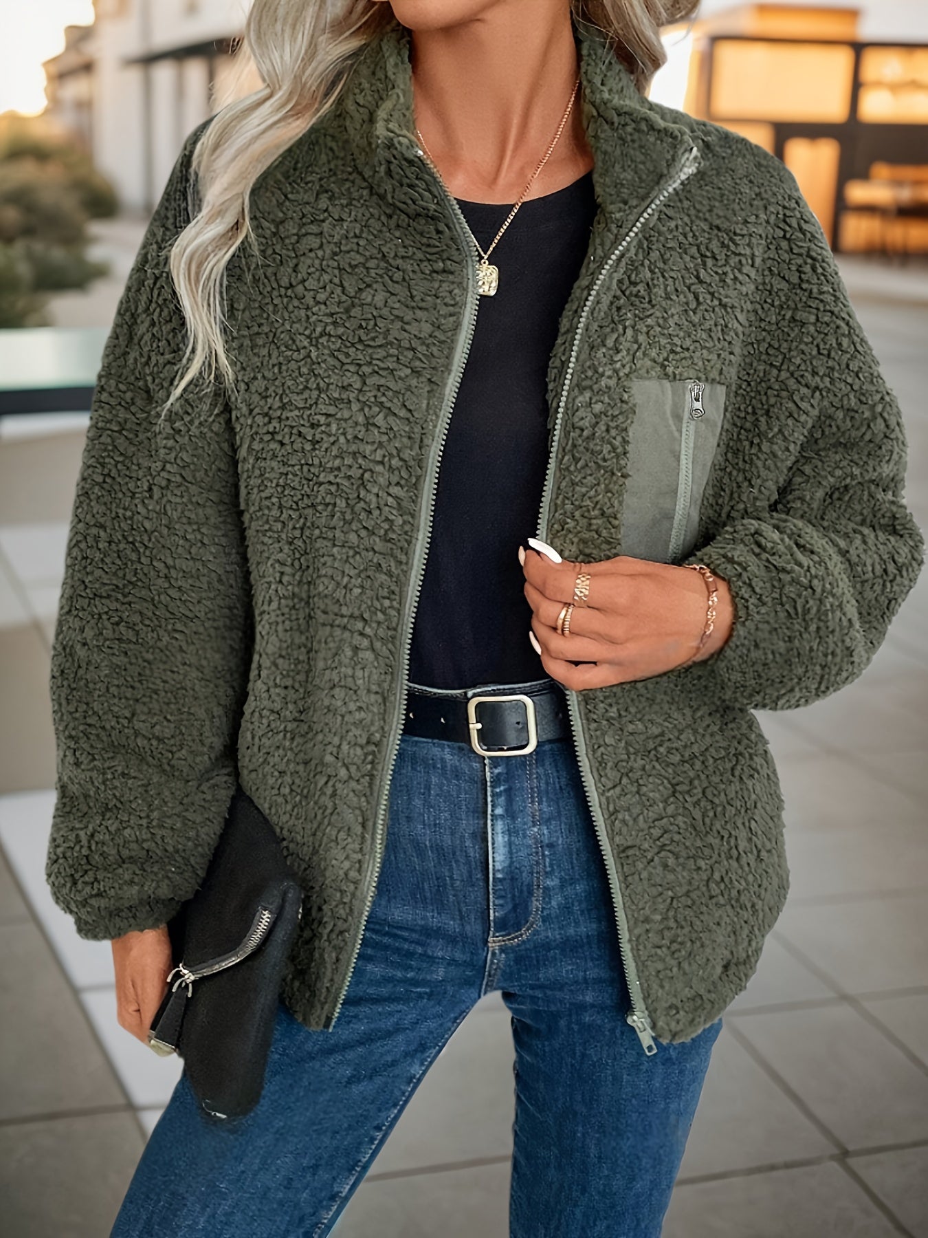 LUMMÉRAS Teddy Zip-Up Jacket