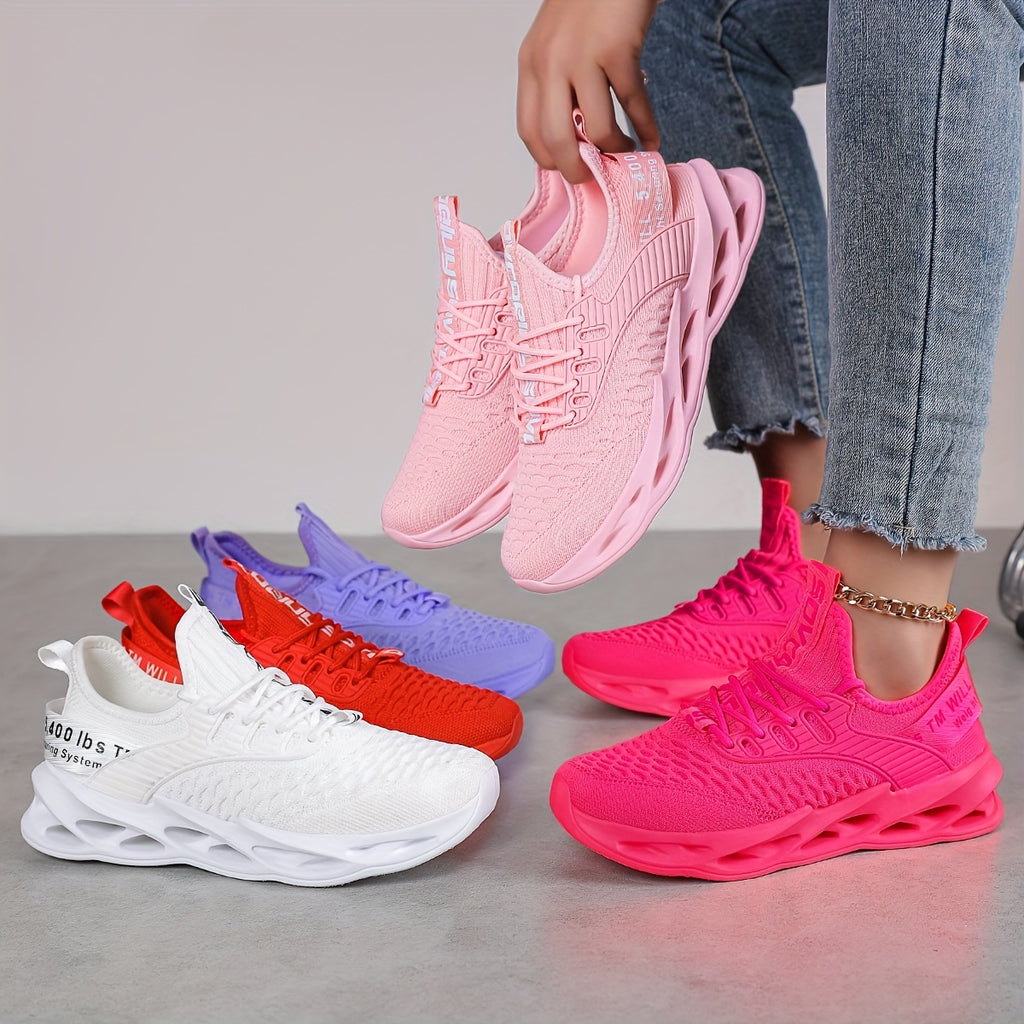 Roze Unisex Casual Sneakers – Lichtgewicht, Comfortabele &amp; Stijlvolle Dagelijkse Schoenen