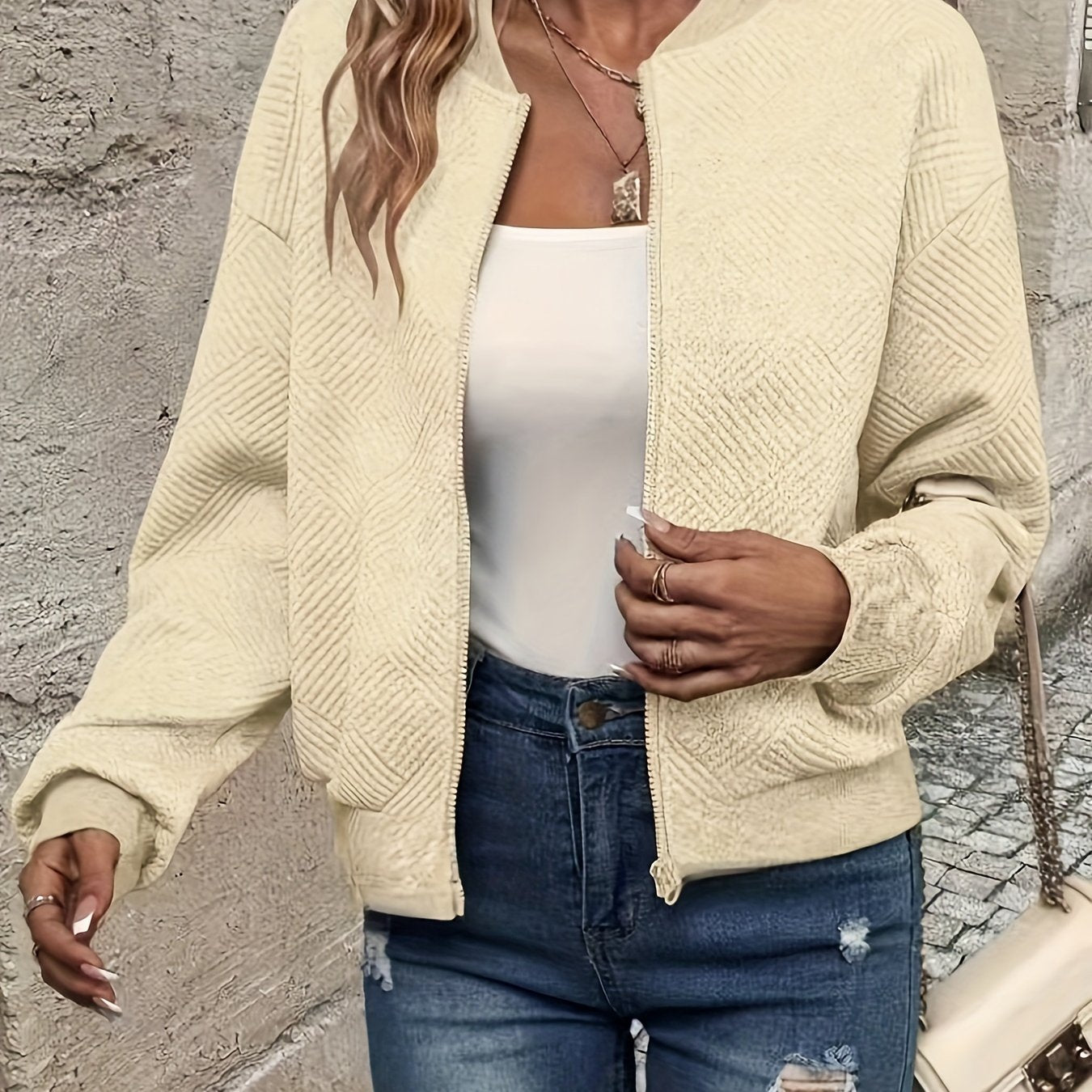 Lichtgewicht damesjack met rits