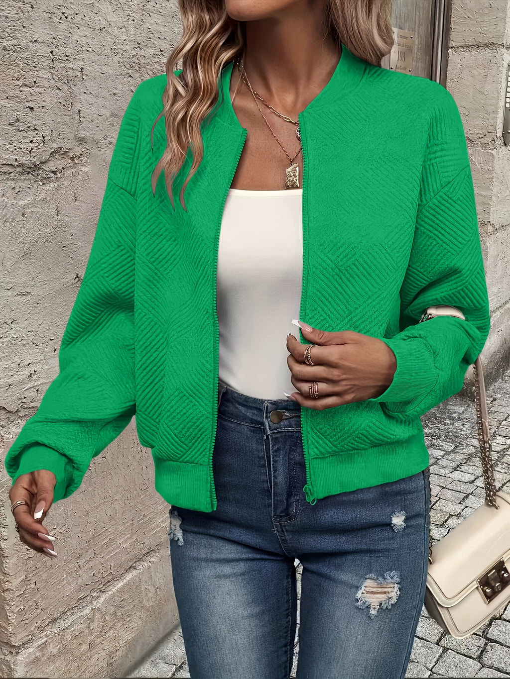 Lichtgewicht damesjack met rits