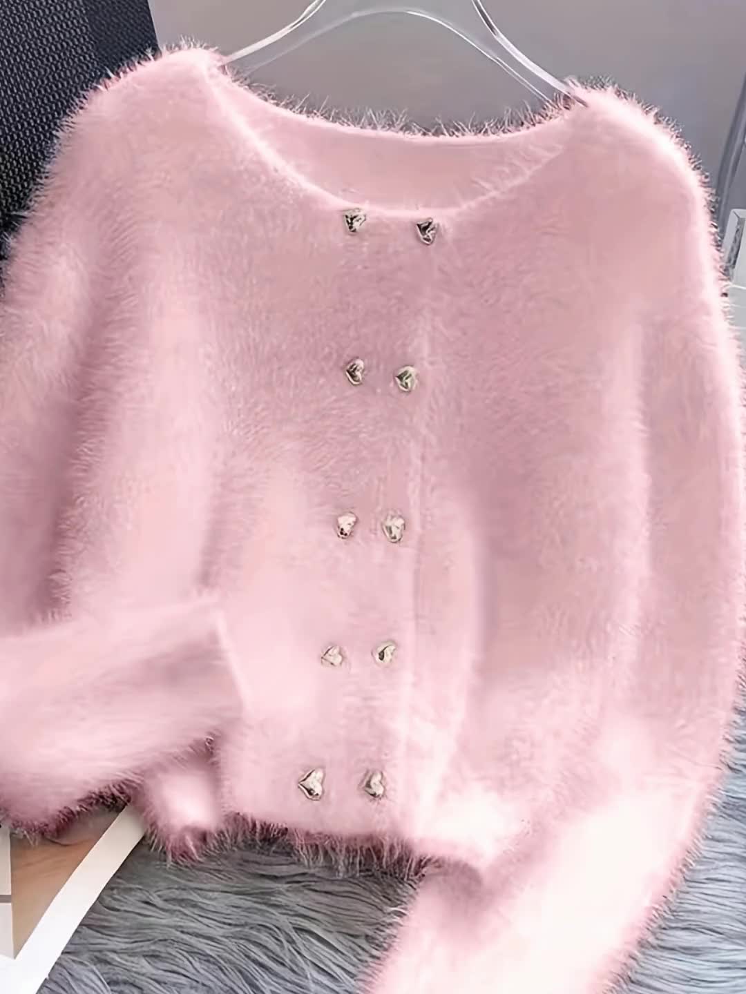 LUMMÉRAS Faux Mink Soft Knit Sweater