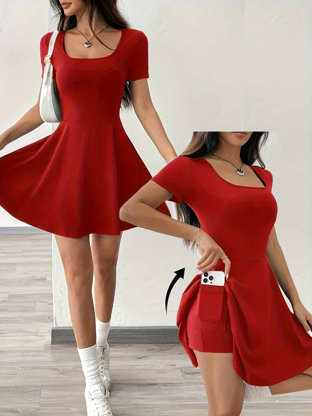 Korte sportieve jurk - comfortabel voor training en vrijetijdskleding