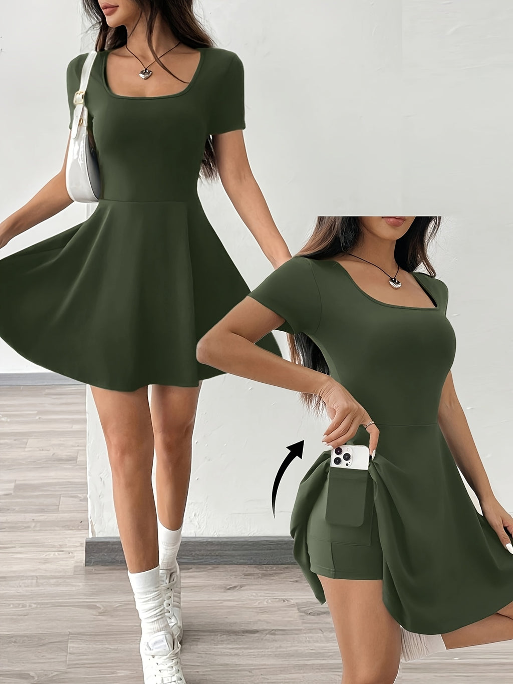 Korte sportieve jurk - comfortabel voor training en vrijetijdskleding