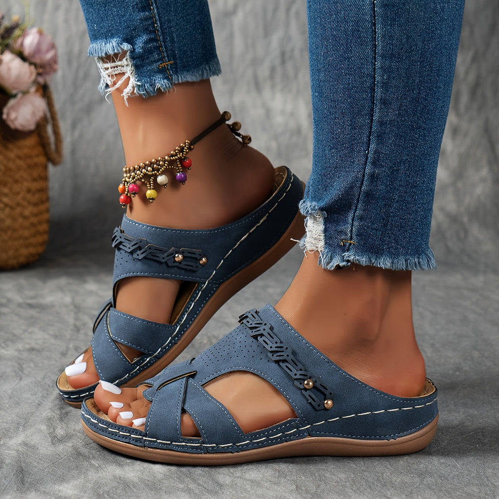 LUMMÉRAS Flow Wedge Slide Sandals