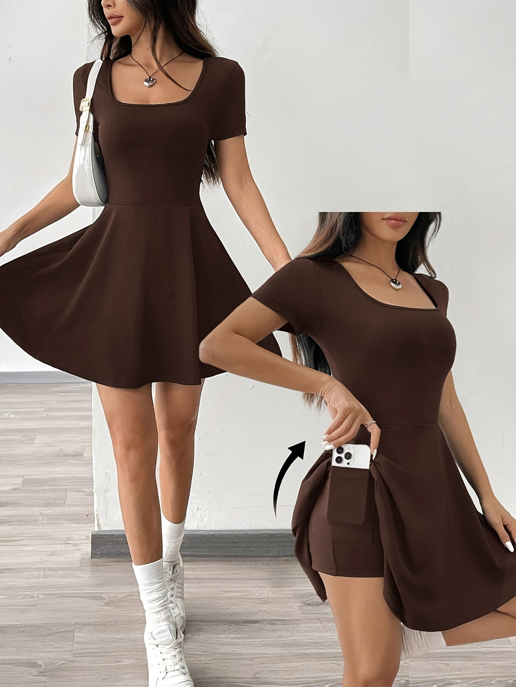 Korte sportieve jurk - comfortabel voor training en vrijetijdskleding