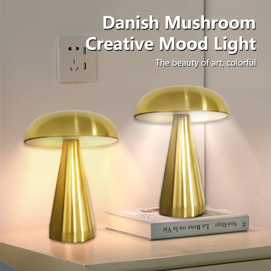 LUMMÉRAS Deense Mushroom Touch Lamp