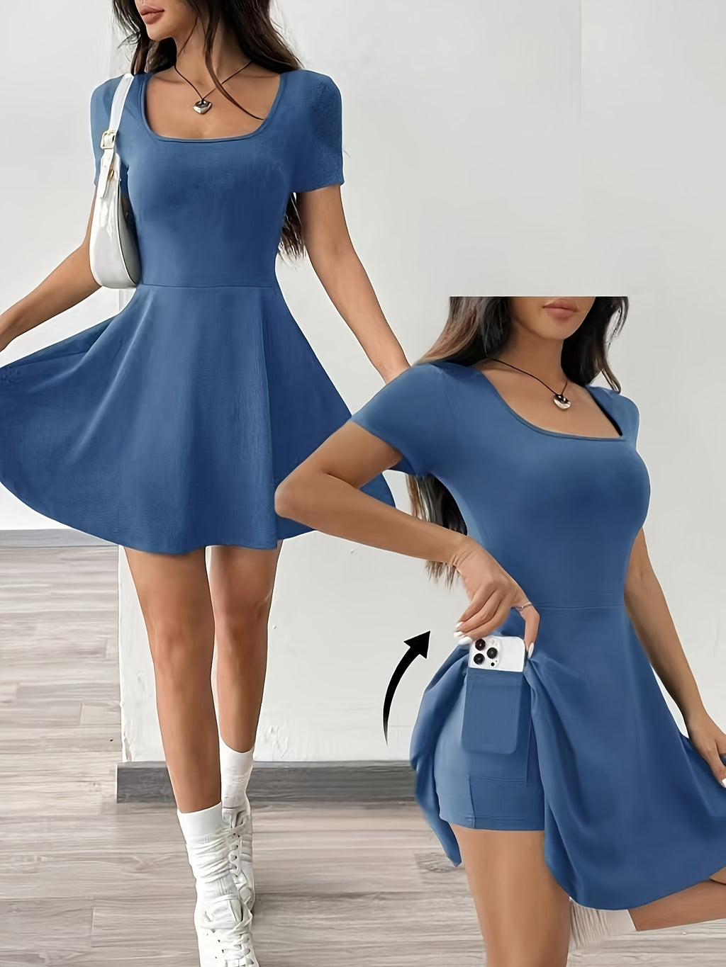 Korte sportieve jurk - comfortabel voor training en vrijetijdskleding