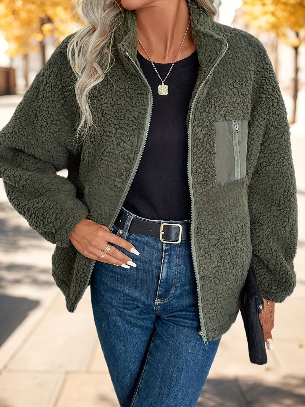 LUMMÉRAS Teddy Zip-Up Jacket