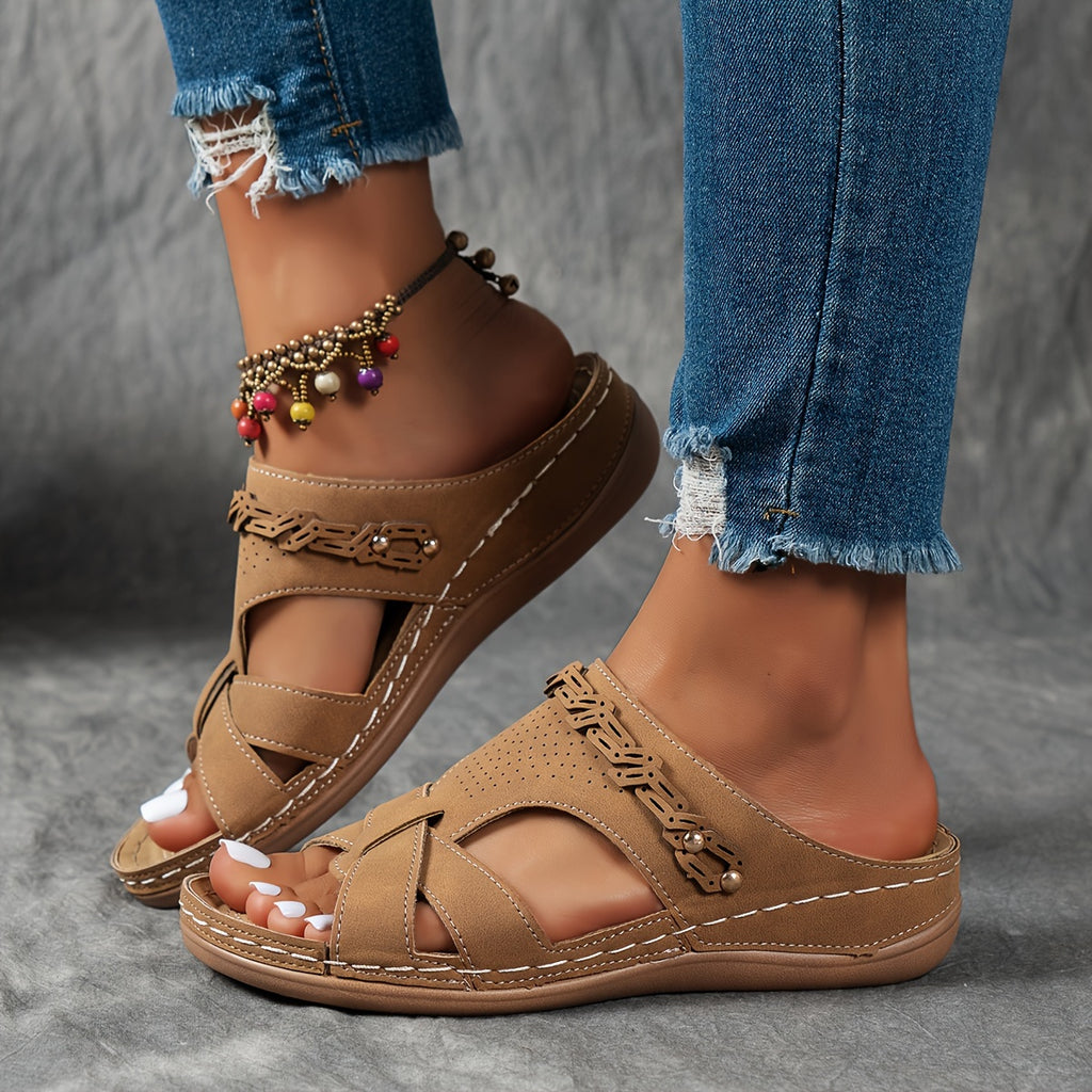 LUMMÉRAS Flow Wedge Slide Sandals