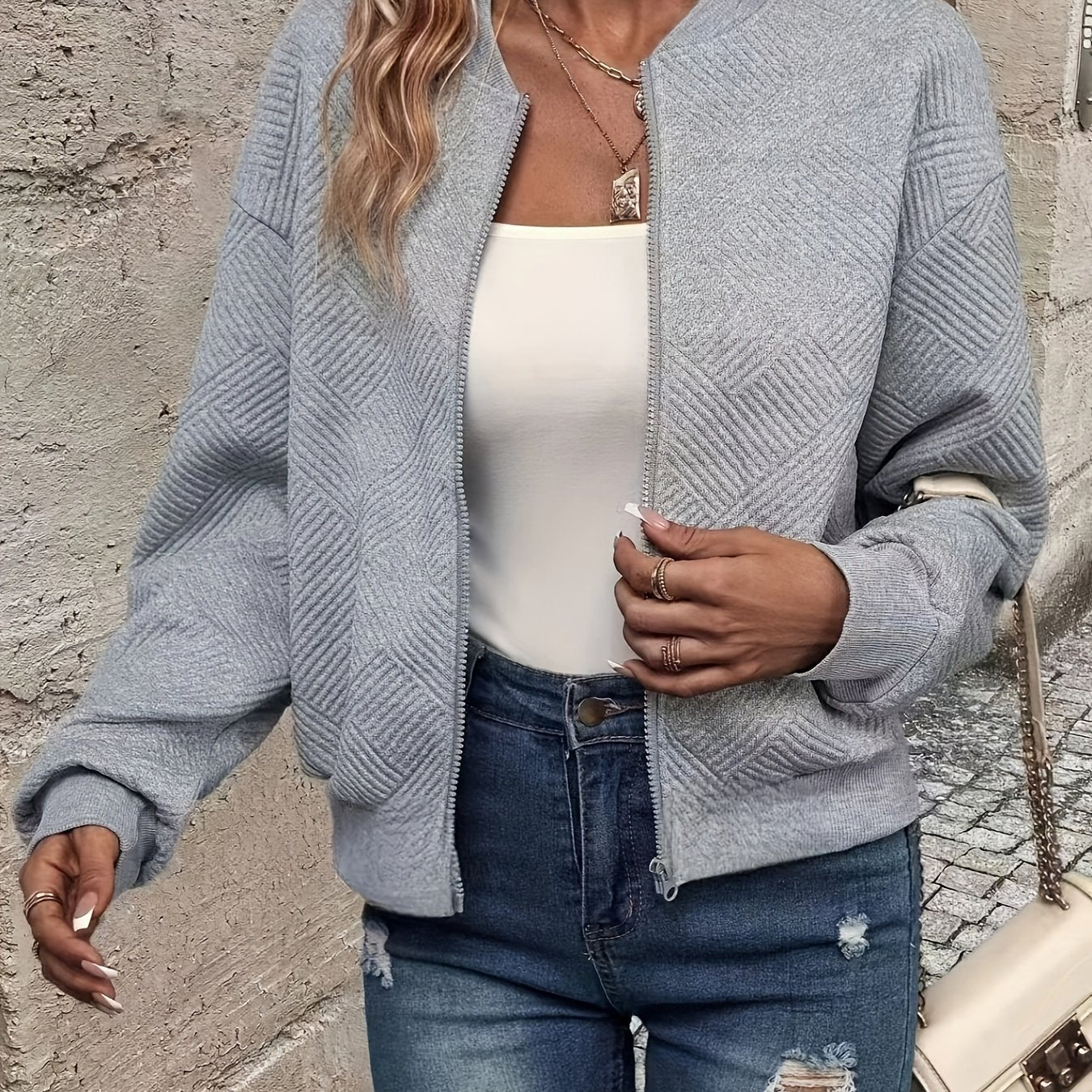 Lichtgewicht damesjack met rits