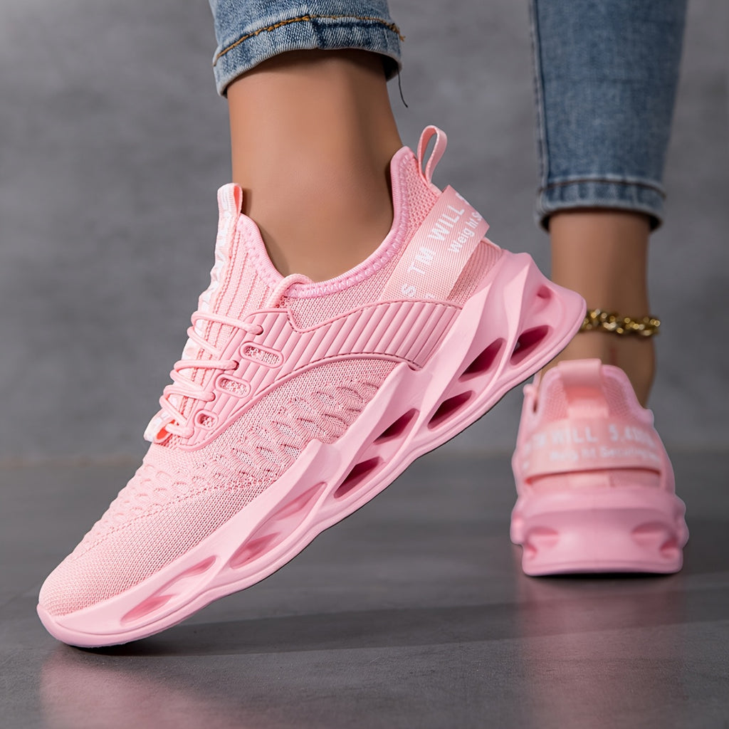 Roze Unisex Casual Sneakers – Lichtgewicht, Comfortabele &amp; Stijlvolle Dagelijkse Schoenen